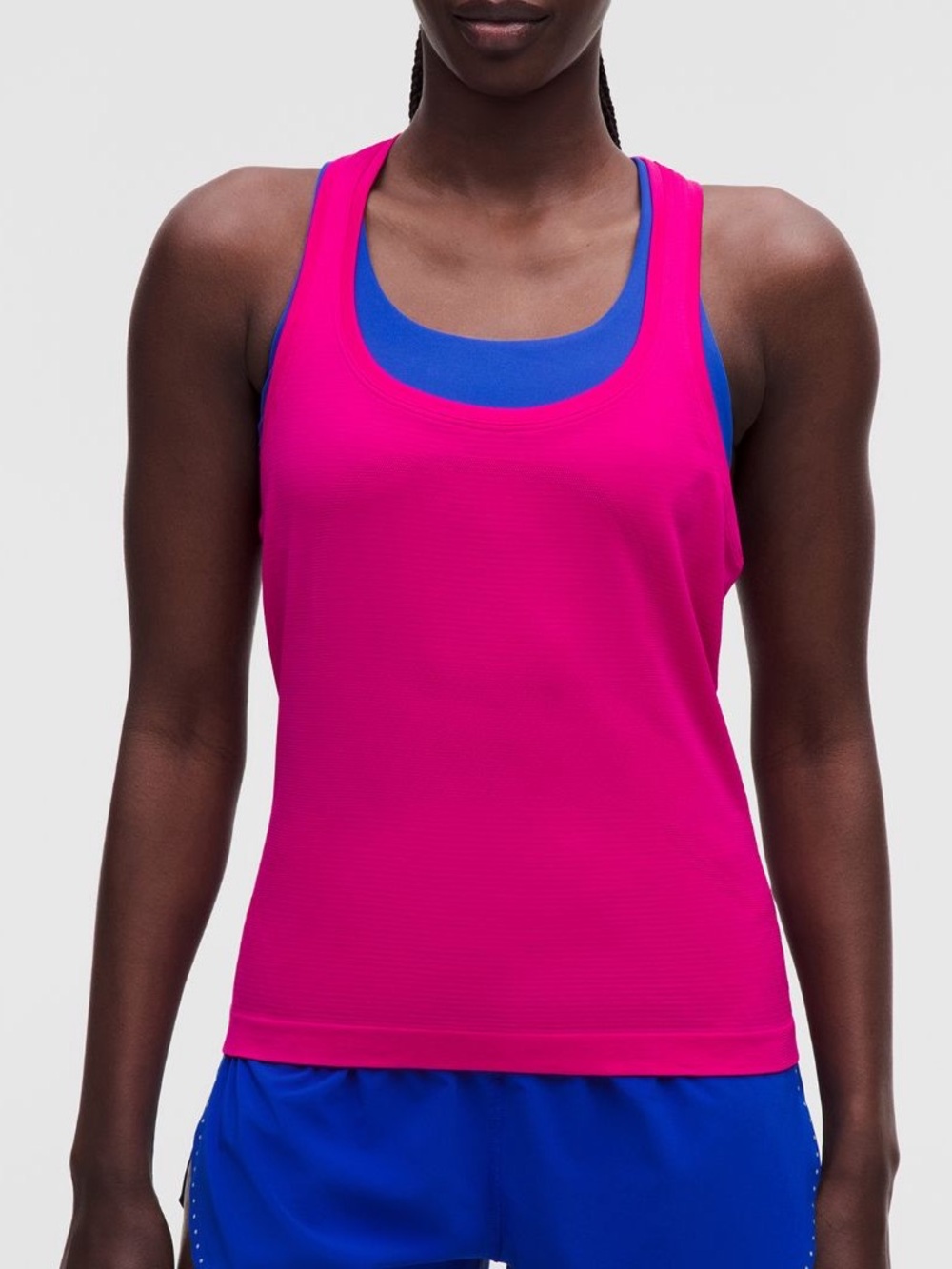 lululemon Swiftly Tech Racerback Tank Top 2.0 *Waist Length Pink Size 6